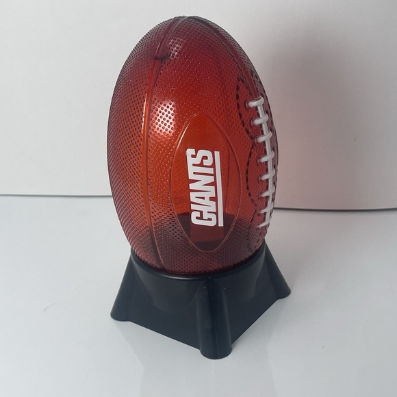 New York Giants NFL Football Style Battery Powered Night Light Boelter Brand - Picture 6 of 11